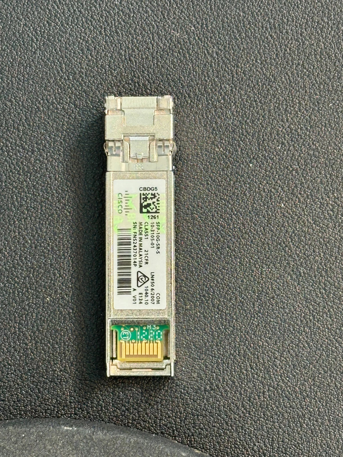 Cisco SFP-10G-SR-S / 10-3105-01 Transceiver Module