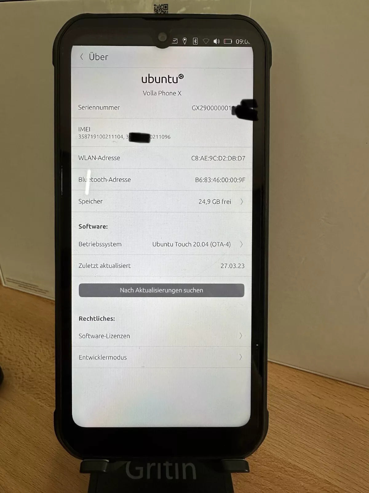 Gigaset GX290 Handy Smartphone Ubuntu Touch 20.04 Linux Trusted Boot & Waydroid
