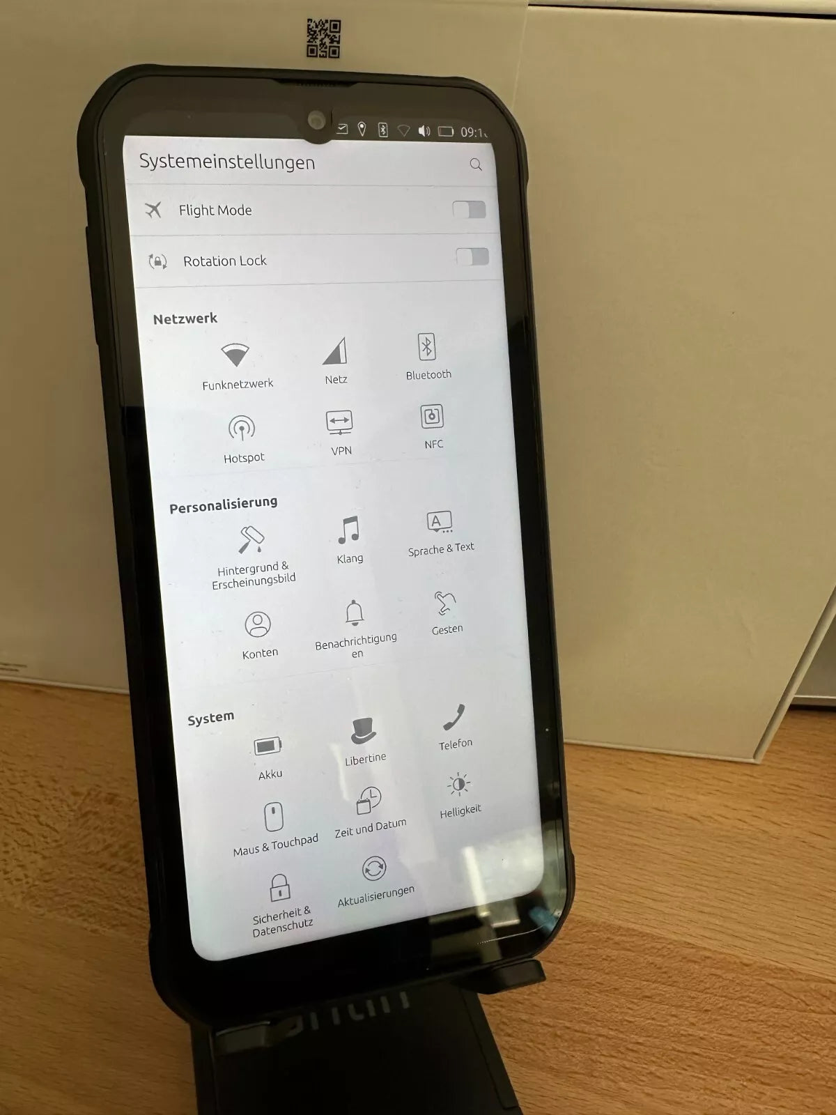 Gigaset GX290 Handy Smartphone Ubuntu Touch 20.04 Linux Trusted Boot & Waydroid