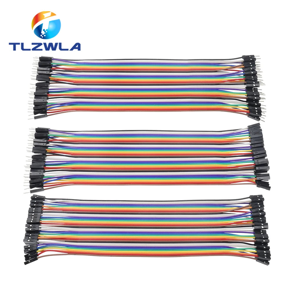 Dupont Line 10/20/30/40CM 40Pin Male to Male + Male to Female and Female to Female Jumper Wire Dupont Cable for Arduino DIY KIT