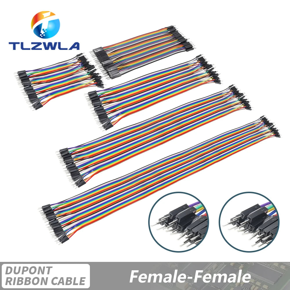 Dupont Line 10/20/30/40CM 40Pin Male to Male + Male to Female and Female to Female Jumper Wire Dupont Cable for Arduino DIY KIT