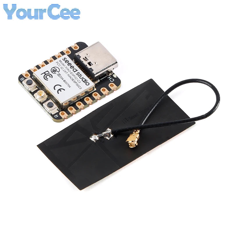 10pcs/1pc ESP32C3 Seeed Studio Seeedstudio XIAO BLE WIFI Wireless Development Board Module ESP32 Tiny MCU 4MB 400KB  For Arduino