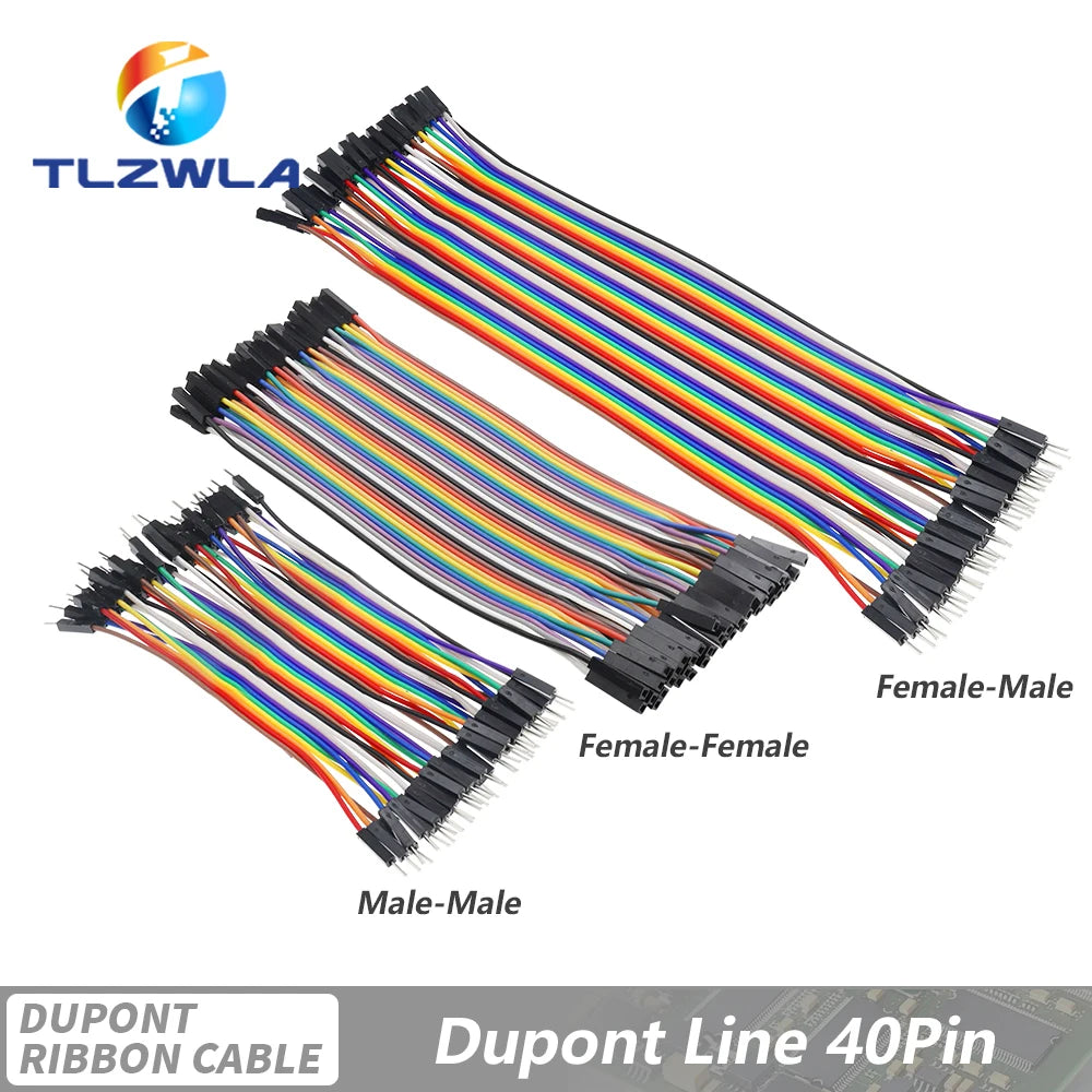 Dupont Line 10/20/30/40CM 40Pin Male to Male + Male to Female and Female to Female Jumper Wire Dupont Cable for Arduino DIY KIT