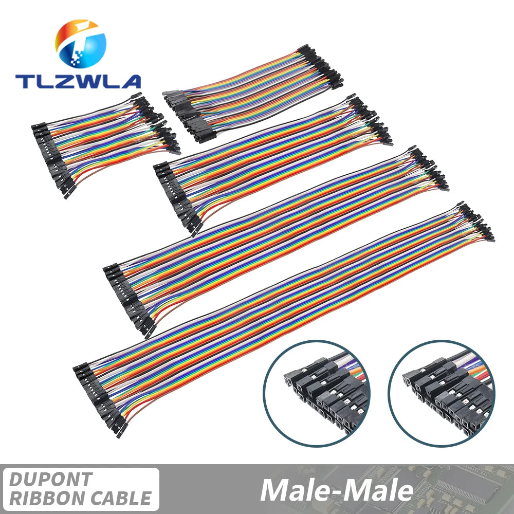 Dupont Line 10/20/30/40CM 40Pin Male to Male + Male to Female and Female to Female Jumper Wire Dupont Cable for Arduino DIY KIT