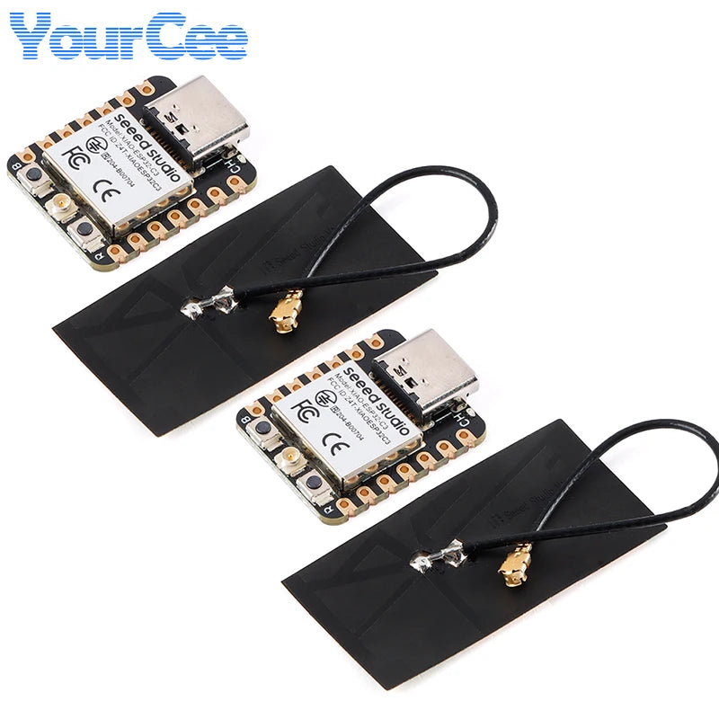 10pcs/1pc ESP32C3 Seeed Studio Seeedstudio XIAO BLE WIFI Wireless Development Board Module ESP32 Tiny MCU 4MB 400KB  For Arduino