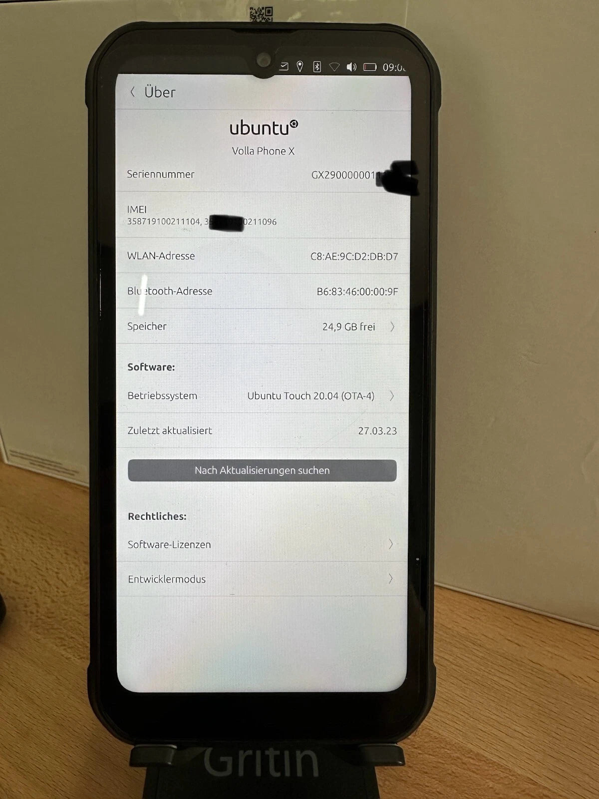 Gigaset GX290 Handy Smartphone Ubuntu Touch 20.04 Linux Trusted Boot & Waydroid