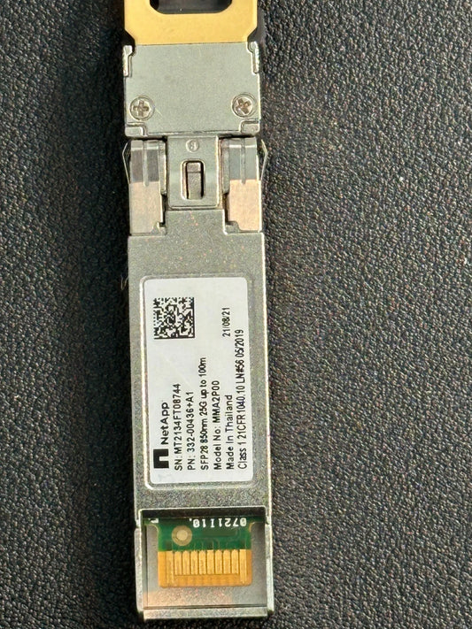 NetApp 332-00436+A1 SFP+ 25GBASE-SR 25GbE SR 850nm X65404