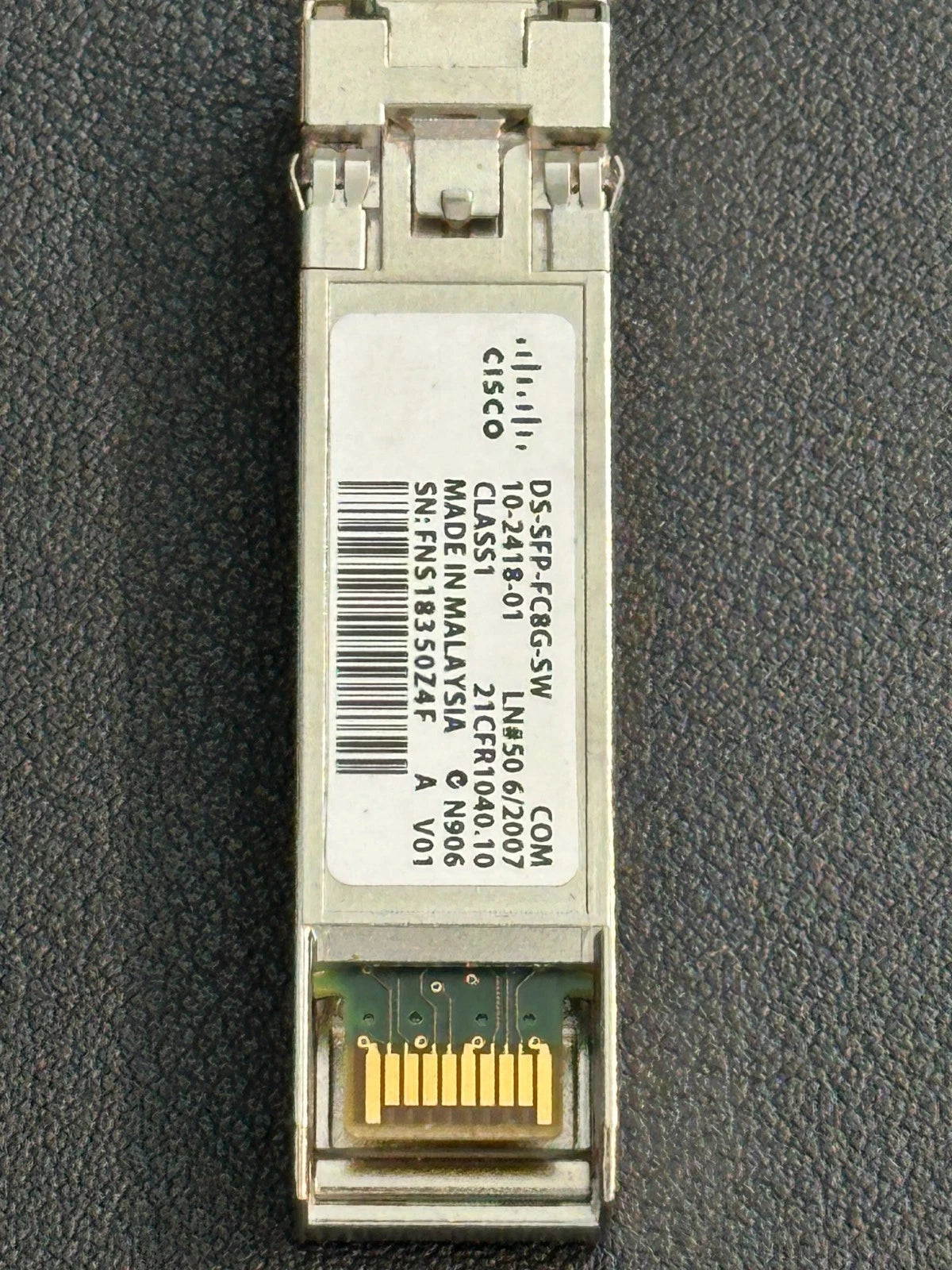 Cisco DS-SFP-FC8G-SW SFP+ 1000Base-SX 8G GBIC 10-2418-01 10-2418--02
